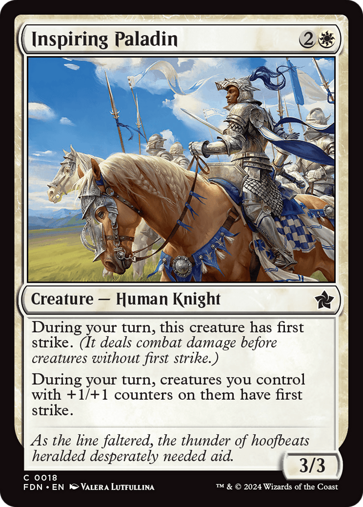 Inspiring Paladin [Foundations] - Card Brawlers