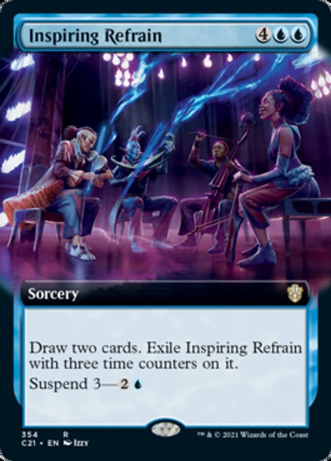 Inspiring Refrain (Extended Art) [Commander 2021] - Card Brawlers