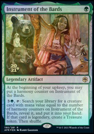 Instrument of the Bards [Dungeons & Dragons: Adventures in the Forgotten Realms Prerelease Promos] - Card Brawlers