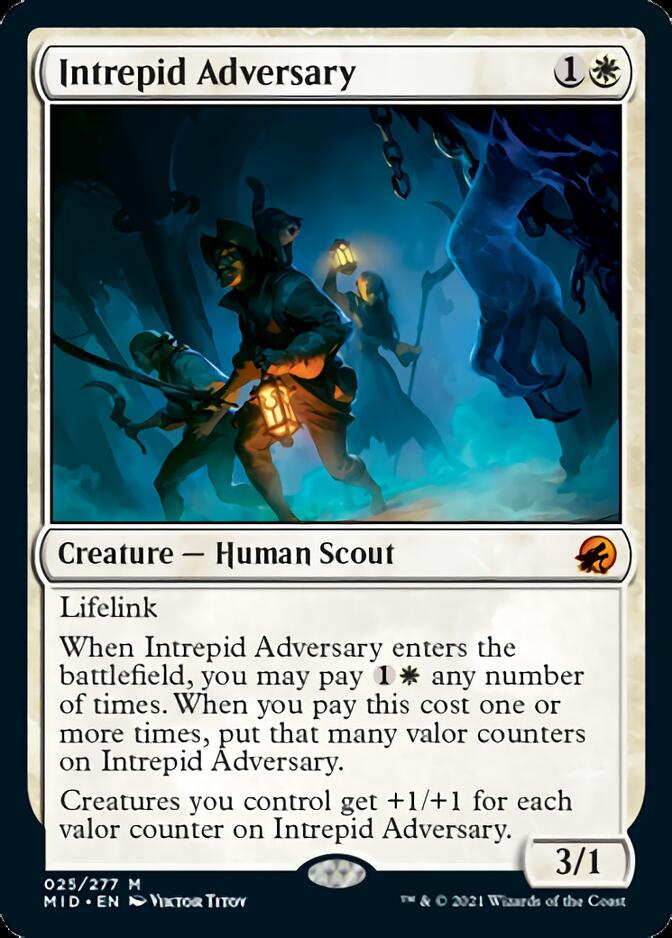 Intrepid Adversary [Innistrad: Midnight Hunt] - Card Brawlers