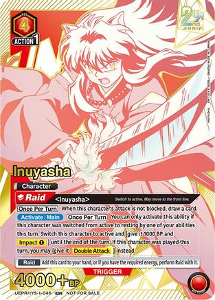 Inuyasha (046) (Second Place) (UEPR/IYS-1-046) - Union Arena Promotion Cards Foil - Card Brawlers
