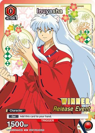 Inuyasha (Release Event Winner) (UEPR/IYS-1-042) - UE23BT Inuyasha Release Event Cards Foil - Card Brawlers