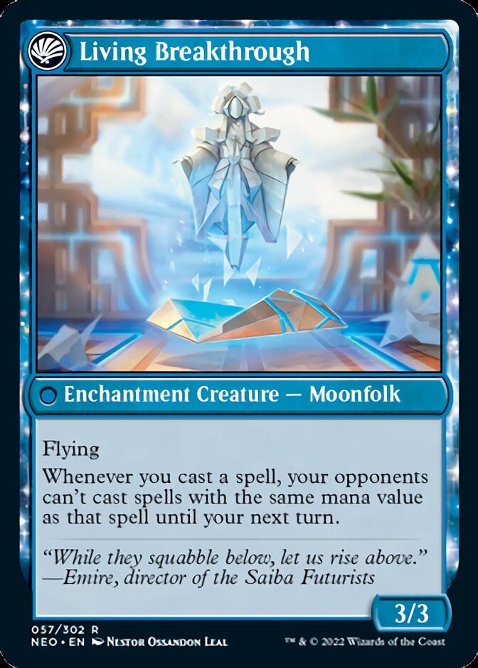 Inventive Iteration // Living Breakthrough [Kamigawa: Neon Dynasty] - Card Brawlers