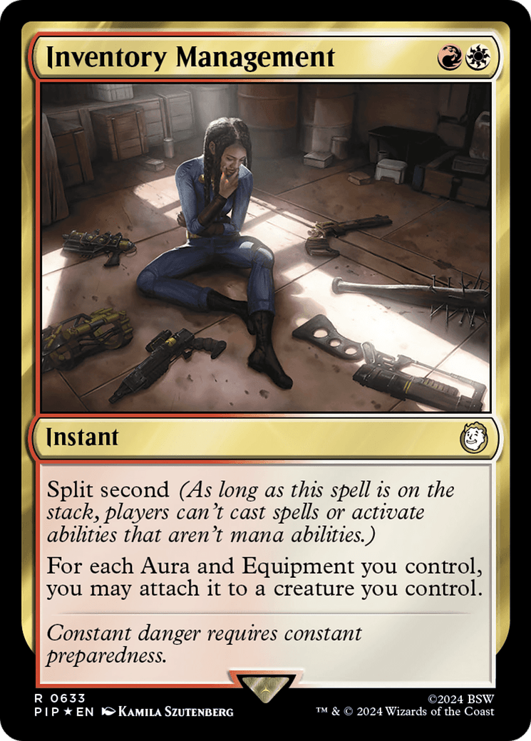 Inventory Management (Surge Foil) [Fallout] - Card Brawlers