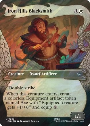 Iron Hills Blacksmith (Showcase) (Surge Foil) (HOB-252) - The Hobbit Foil - Card Brawlers