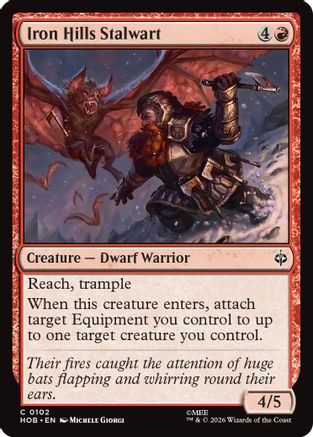 Iron Hills Stalwart (HOB-102) - The Hobbit Foil - Card Brawlers