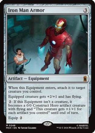 Iron Man Armor (MSH-248) - Marvel Super Heroes - Card Brawlers