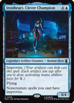 Ironheart, Clever Champion (MSH-060) - Marvel Super Heroes - Card Brawlers