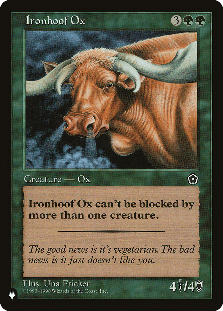 Ironhoof Ox [The List] - Card Brawlers