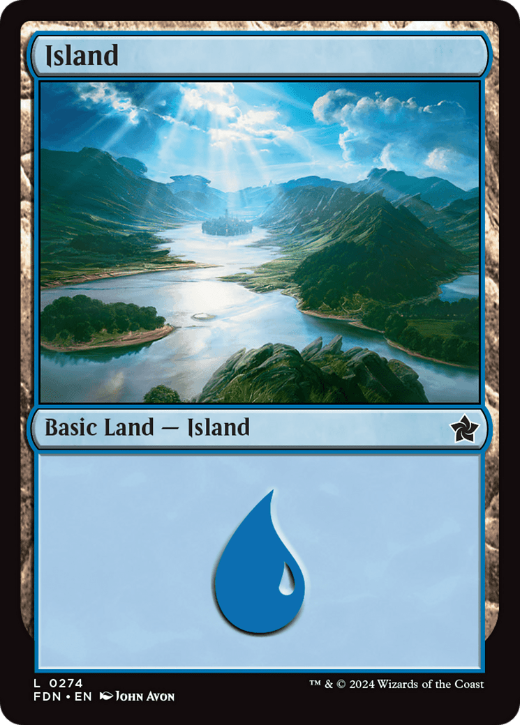 Island (0274) [Foundations] - Card Brawlers