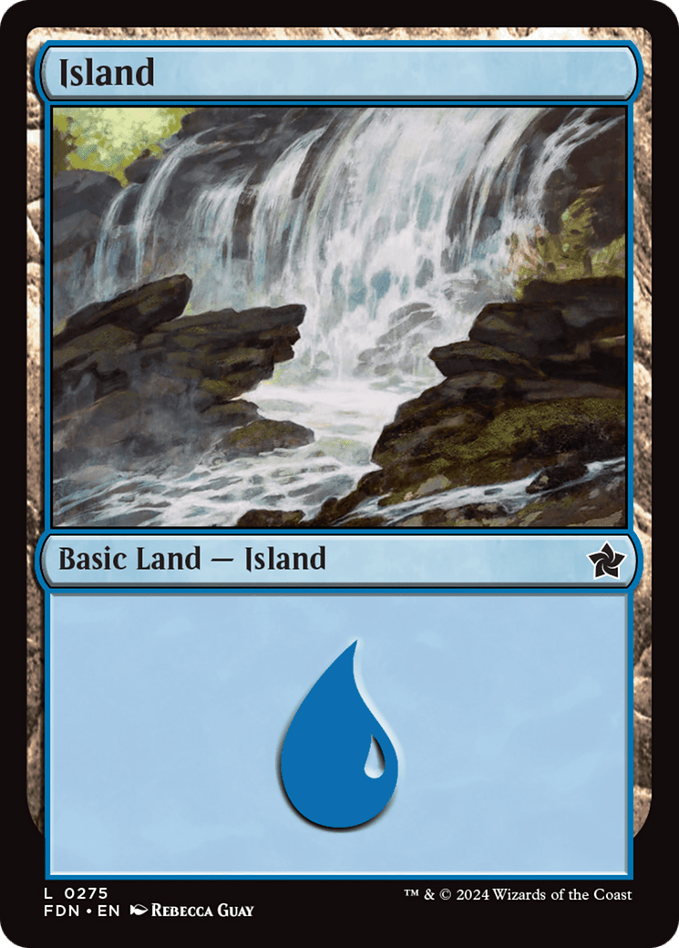 Island (0275) [Foundations] - Card Brawlers