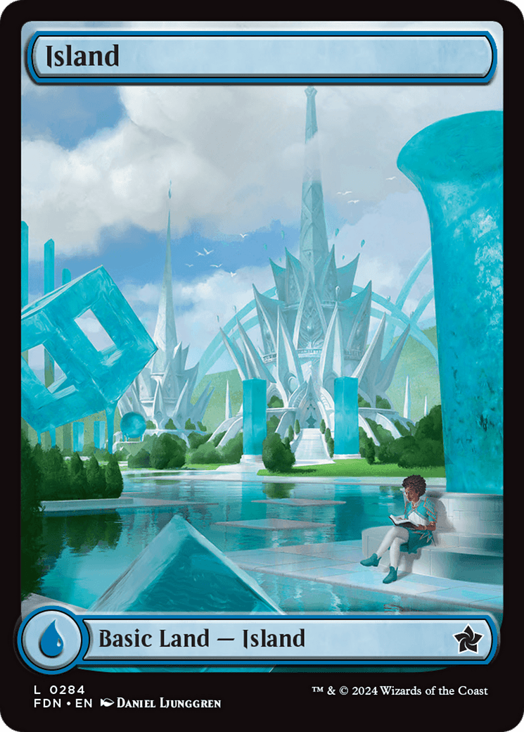 Island (0284) [Foundations] - Card Brawlers