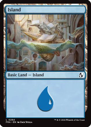 Island (0284) (FRA-284) - Reality Fracture - Card Brawlers