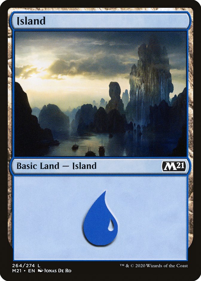 Island (264) [Core Set 2021] - Card Brawlers