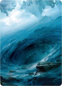 Island 3 Art Card [Zendikar Rising Art Series] - Card Brawlers