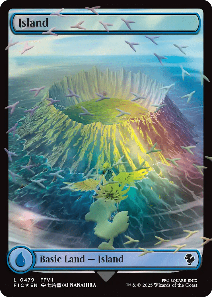 Island (Chocobo Track Foil) [FINAL FANTASY Commander] - Card Brawlers