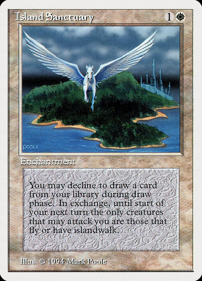 Island Sanctuary [Summer Magic / Edgar] - Card Brawlers