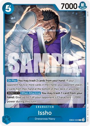 Issho - EB04-022 (EB04-022) - The Azure Sea's Seven Foil - Card Brawlers