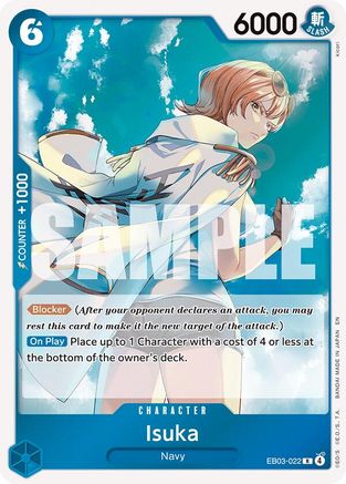 Isuka (EB03-022) - Extra Booster: One Piece Heroines Edition Foil - Card Brawlers
