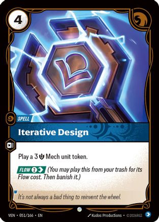 Iterative Design (051/166) - Vendetta - Card Brawlers