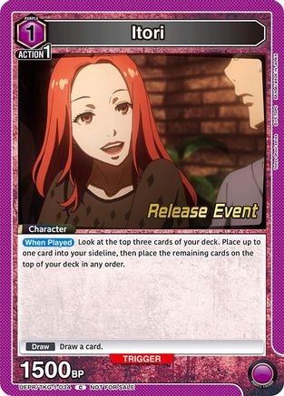Itori (UEPR/TKG-1-034) - UE18BT Tokyo Ghoul Release Event - Card Brawlers