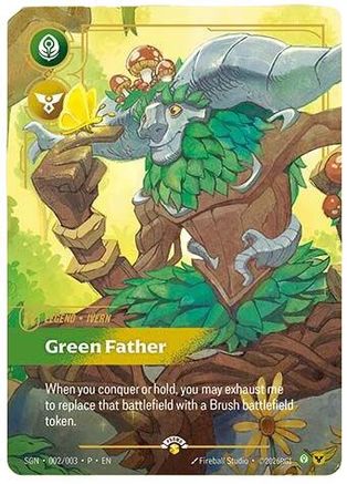 Ivern - Green Father (002/003) - Secret Garden Foil - Card Brawlers