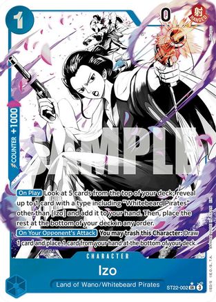 Izo (Parallel) (ST22-002) - Starter Deck 22: Ace & Newgate Foil - Card Brawlers