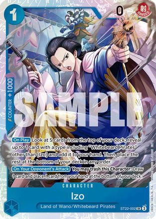 Izo (ST22-002) - Starter Deck 22: Ace & Newgate Foil - Card Brawlers