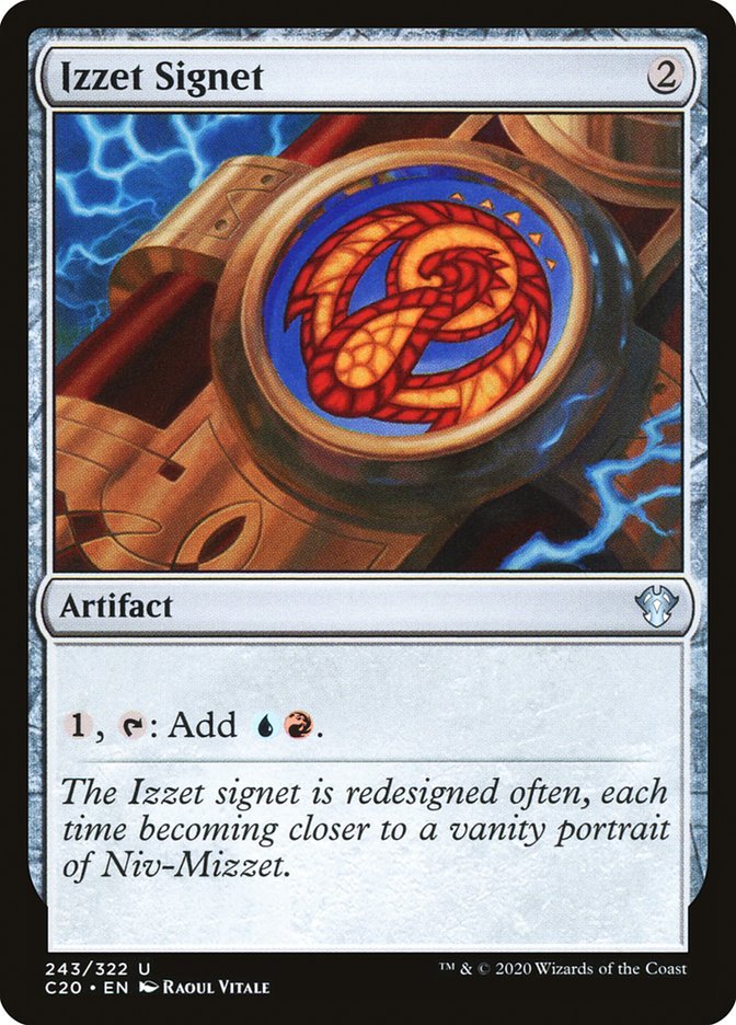 Izzet Signet [Commander 2020] - Card Brawlers