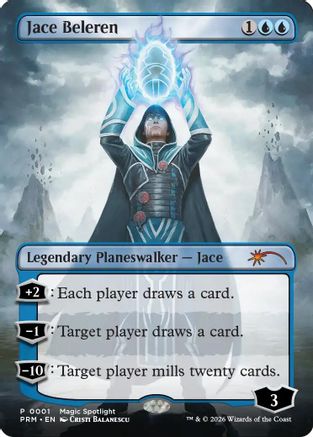 Jace Beleren (UMP-001) - Unique and Miscellaneous Promos Foil - Card Brawlers