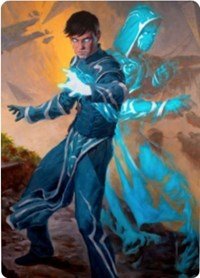 Jace, Mirror Mage 1 Art Card [Zendikar Rising Art Series] - Card Brawlers