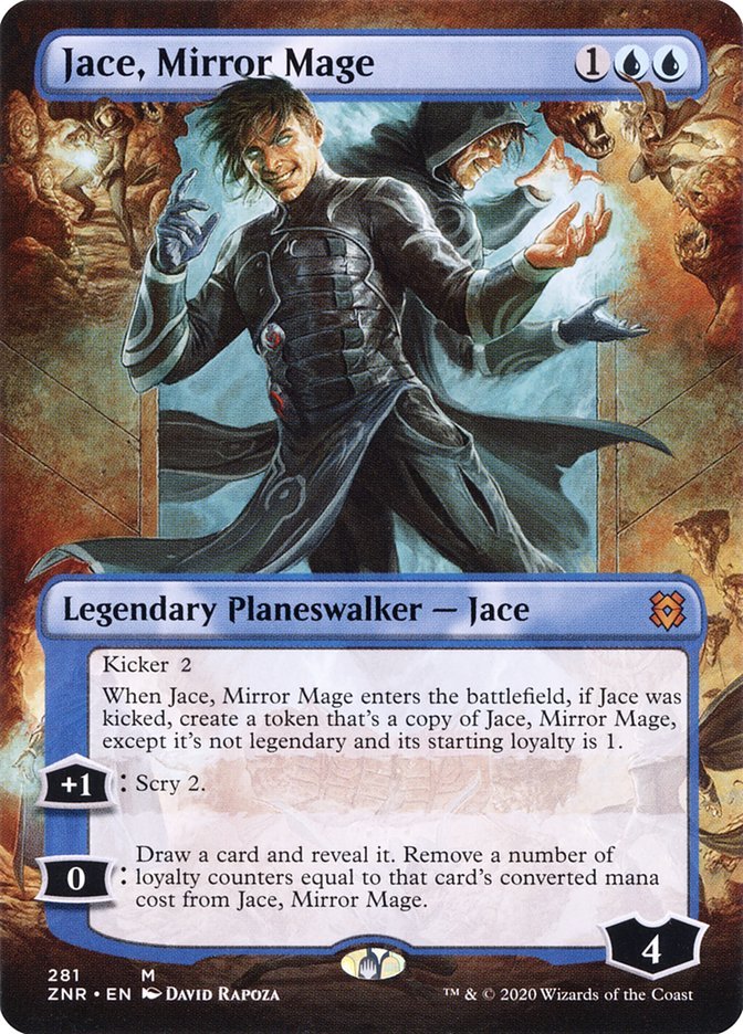 Jace, Mirror Mage (Borderless) [Zendikar Rising] - Card Brawlers