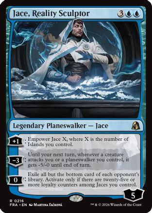 Jace, Reality Sculptor (FRA-216) - Reality Fracture Foil - Card Brawlers