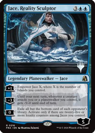 Jace, Reality Sculptor (PPFRA-216) - Promo Pack: Reality Fracture Foil - Card Brawlers