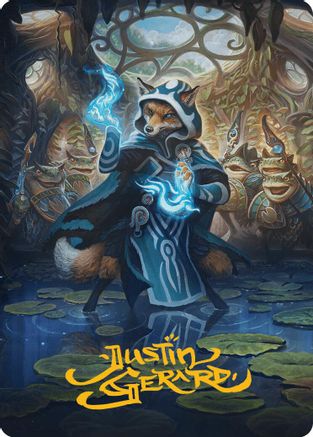 Jace, the Mind Sculptor Art Card (Gold-Stamped Signature) (ASBLB-049) - Art Series: Bloomburrow - Card Brawlers