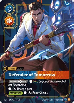 Jayce - Defender of Tomorrow (149/166) - Vendetta Foil - Card Brawlers