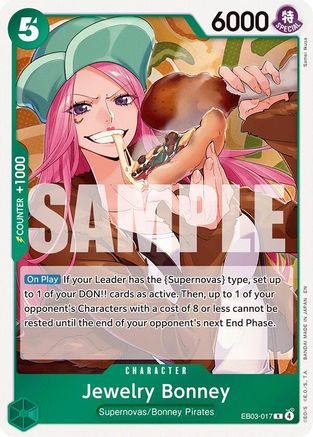 Jewelry Bonney (EB03-017) - Extra Booster: One Piece Heroines Edition Foil - Card Brawlers