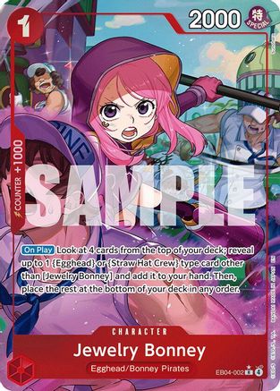 Jewelry Bonney (EB04-002) (Alternate Art) (EB04-002) - Adventure on Kami's Island Foil - Card Brawlers