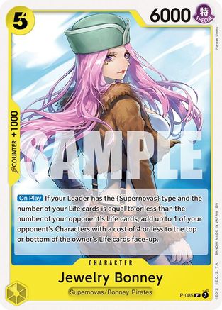 Jewelry Bonney (P-085) - Starter Deck 36: YELLOW Eustass"Captain"Kid - Card Brawlers