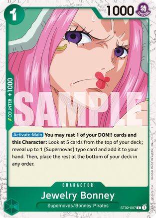 Jewelry Bonney - ST02-007 (Pirate Foil) (ST02-007) - Premium Booster -The Best- Vol. 2 Foil - Card Brawlers