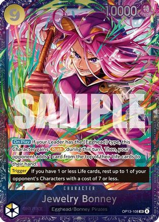 Jewelry Bonney (Treasure Cup May 2026) (OP13-108) - One Piece Promotion Cards Foil - Card Brawlers