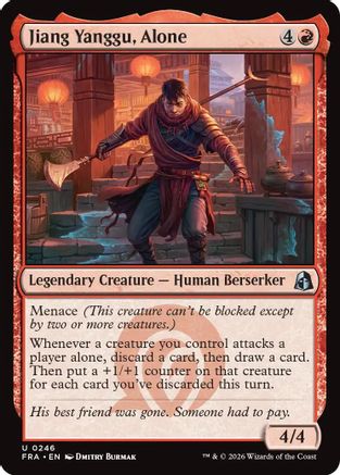 Jiang Yanggu, Alone (FRA-246) - Reality Fracture Foil - Card Brawlers
