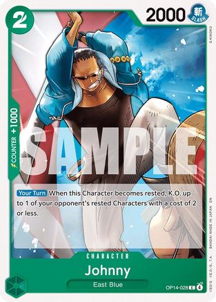 Johnny (OP14-028) - The Azure Sea's Seven - Card Brawlers