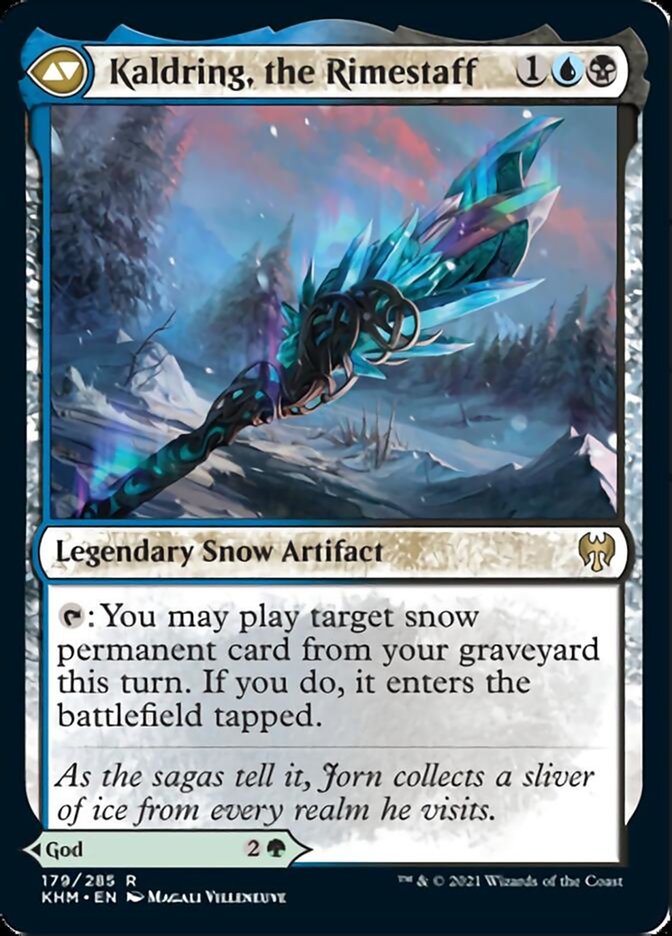 Jorn, God of Winter // Kaldring, the Rimestaff [Kaldheim] - Card Brawlers