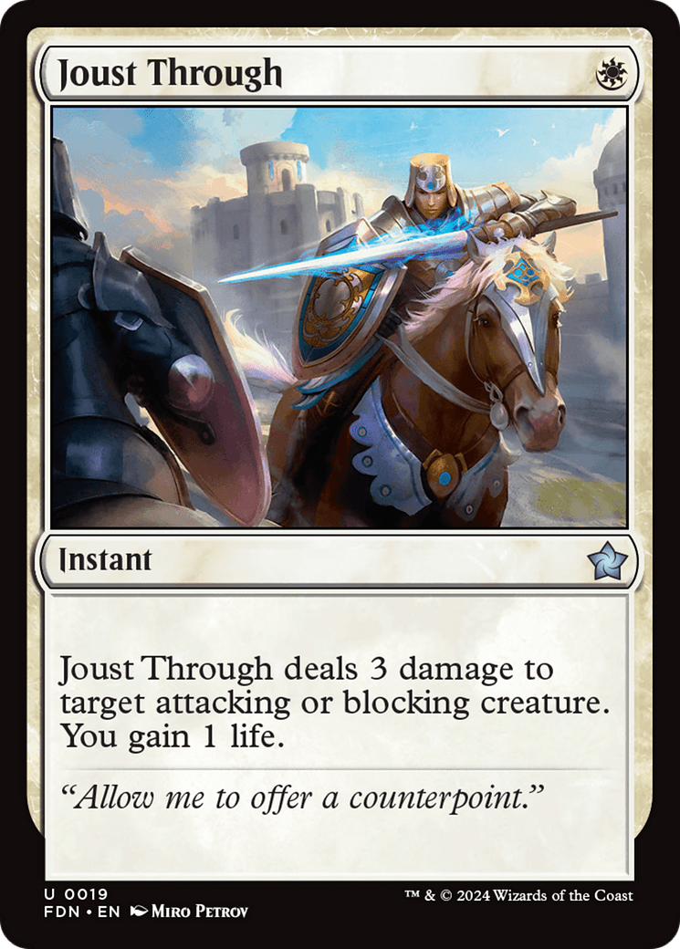 Joust Through [Foundations] - Card Brawlers