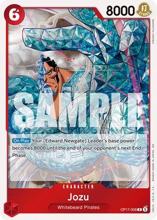 Jozu (OP17-008) - The World's Strongest Warriors Foil - Card Brawlers