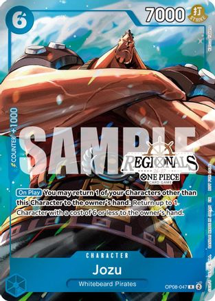 Jozu (Regional Participation Pack 2026 Vol.2) (OP08-047) - One Piece Promotion Cards Foil - Card Brawlers