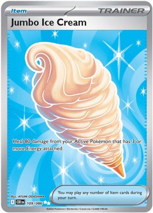 Jumbo Ice Cream (109/null) - Holofoil [ME04 Chaos Rising] - Card Brawlers
