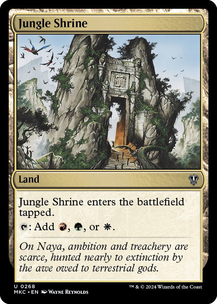Jungle Shrine [Murders at Karlov Manor Commander] - Card Brawlers