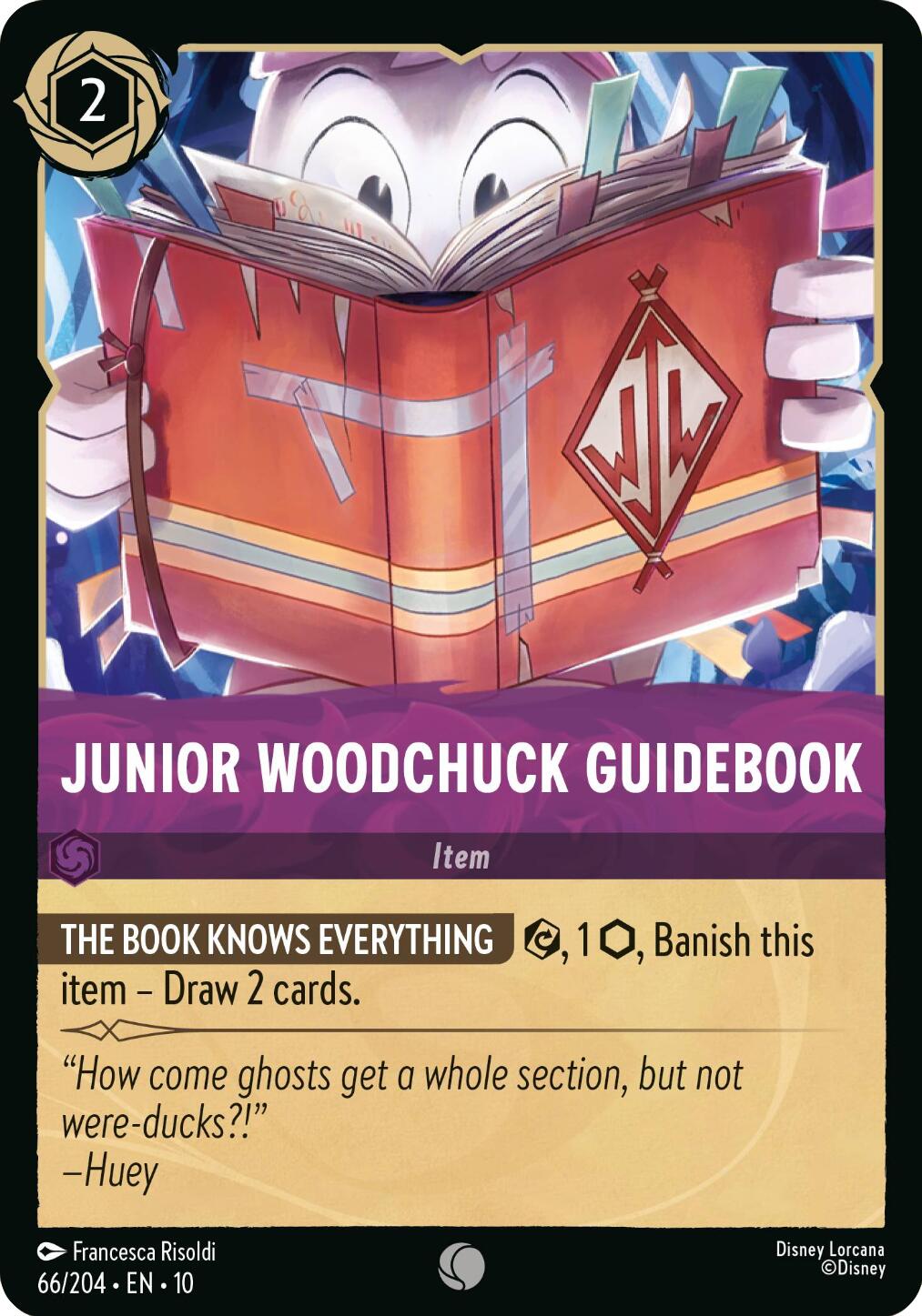 Junior Woodchuck Guidebook (66/204) [Whispers in the Well] - Card Brawlers